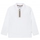 Białe polo dla chłopca Hugo Boss J52333 10P A