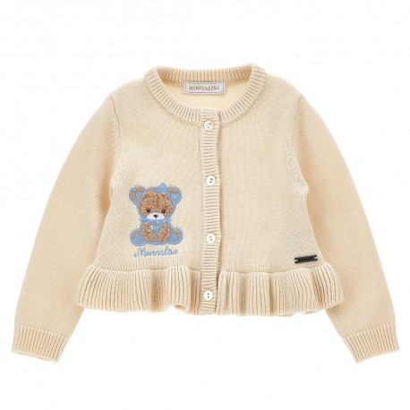 Kardigan dla dziewczynki Teddy Monnalisa 39F802 A