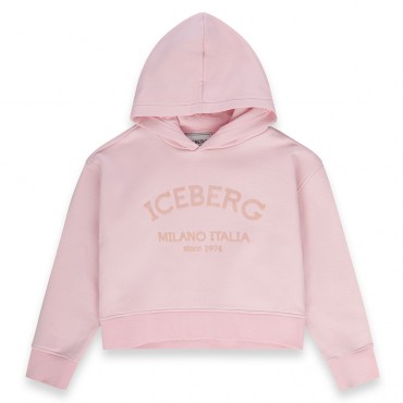 Różowa bluza dla dziewczynki Iceberg MFICE6336J V1