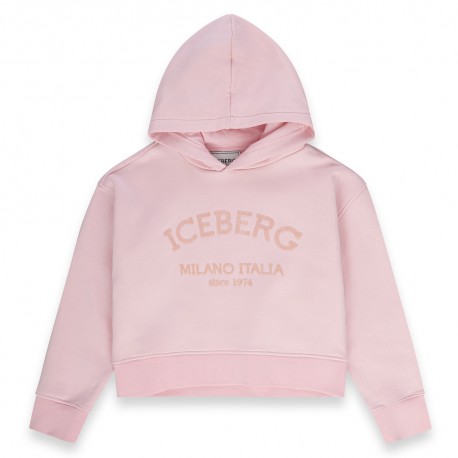 Różowa bluza dla dziewczynki Iceberg MFICE6336J V1 - A