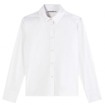 Biała koszula dla dziewczynki Patrizia Pepe 7C0229 A