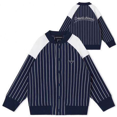 Bluza chłopięca w paski Emporio Armani EB001002 A