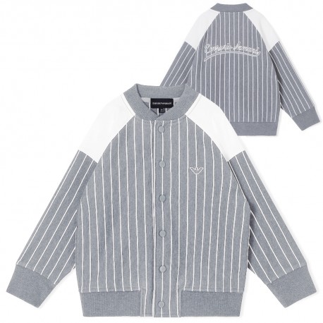 Szara bluza dla chłopca Emporio Armani EB001002 A