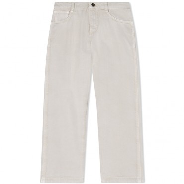 Piaskowe spodnie chłopięce Emporio Armani EB001253 AF19657 U1156 A