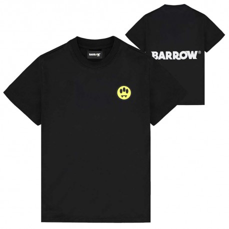 Czarny t-shirt dla dziecka Barrow S6BKJUTH006 110 A