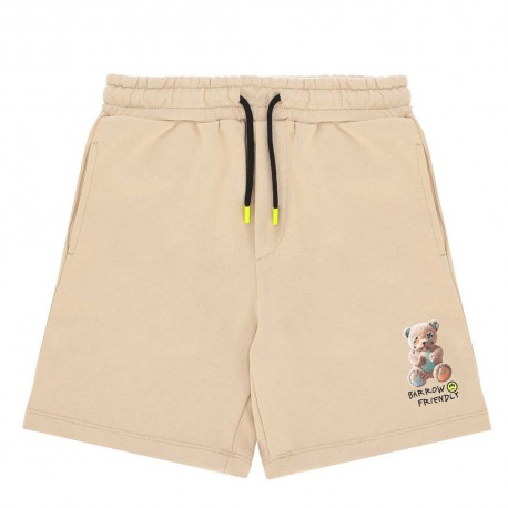 Beżowe szorty dla dziecka Barrow S6BKJUBE031 092 A