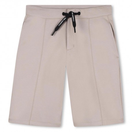 Beżowe bermudy dla chłopca Karl Lagerfeld Z31084 A