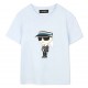 Błękitny t-shirt dla chłopca Karl Lagerfeld Z31096 A