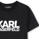 Czarny t-shirt chłopięcy Karl Lagerfeld Z31098 09B D