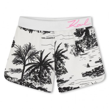 Szorty dziewczęce Karl Lagerfeld Z31125 N70