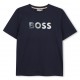 Chłopięcy t-shirt z nadrukiem Hugo Boss J52983 849 A