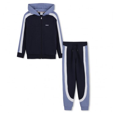 Granatowy dres dla chłopca Hugo Boss J53004 849