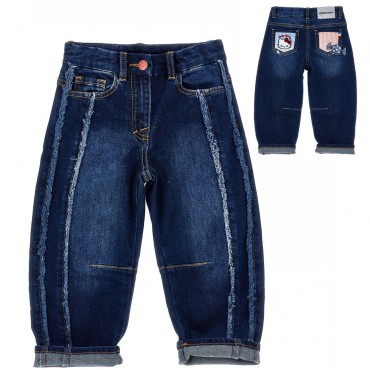 Jeansy dziewczęce Monnalisa 19G400 7015 0055