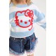 Sweter dziewczęcy Monnalisa 19G606 7029 5899 Hello Kitty F