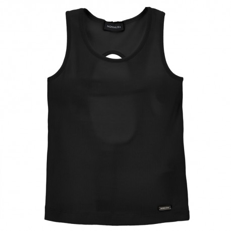 Czarny top dla dziewczynki Monnalisa 49G600 7041 0050 A