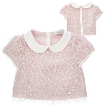 Bluzka dla dziewczynki Monnalisa 79G300 7024 0091