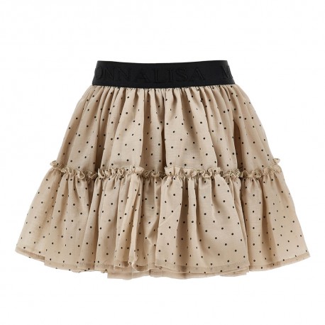 Dziewczęca spódnica w groszki Monnalisa 11G702 7106 0350 A