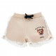 Beżowe szorty dziewczęce york Monnalisa 19G410 7031 0002 A