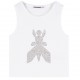 Biały top dla dziewczynki Patrizia Pepe 7M0977