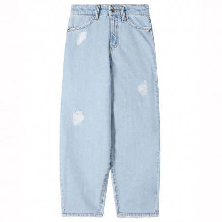 Jeansy dziewczęce Baggy Baloon Patrizia Pepe 7P0394 D148 CB18 A