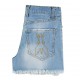 Jeansowe szorty dziewczęce Patrizia Pepe 7P0421 D151 CB17 B
