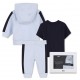 Komplet niemowlęcy dla chłopca Boss J53051 771 B