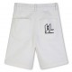Białe bermudy chłopięce Karl Lagerfeld Z31086 195 B