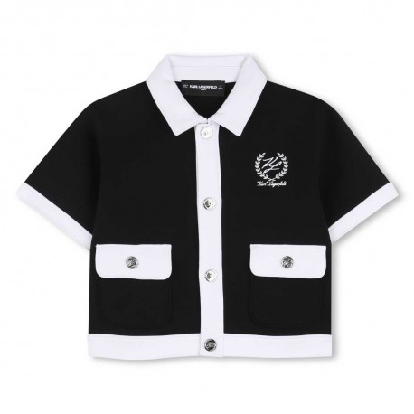 Żakiecik dla dziewczynki Karl Lagerfeld Z31134 09B A