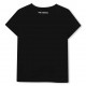 Czarny t-shirt dziewczęcy Karl Lagerfeld Z31158 09B B