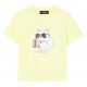 Żółty t-shirt dziewczęcy Karl Lagerfeld Z31162 556 A