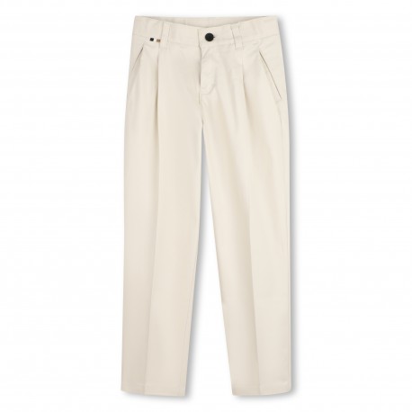 Jasne spodnie dla chłopca Hugo Boss J52912 21C A