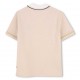 Beżowa koszulka polo dla chłopca Hugo Boss J53075 249 B