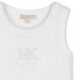Biały top dla dziewczynki Michael Kors R30609 117 B