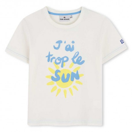 T-shirt ekologiczny dla chłopca Kids Around L00037 A