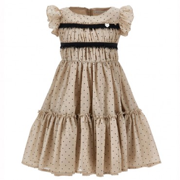 Sukienka dziewczęca w groszki Monnalisa 11G910