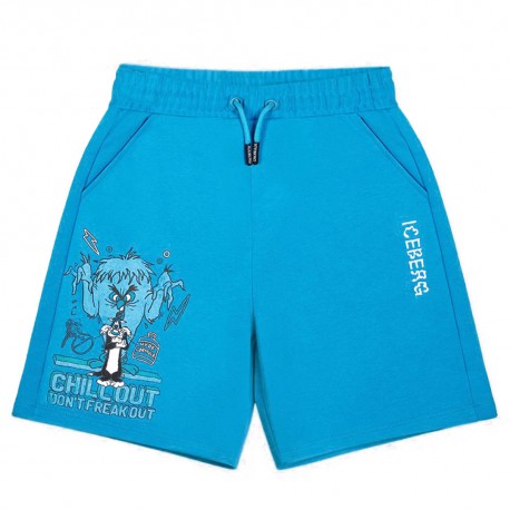 Niebieskie bermudy dla chłopca Iceberg BFICE6100J A