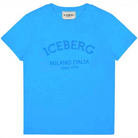 Niebieska koszulka dla chłopca Iceberg TSICE6127J A