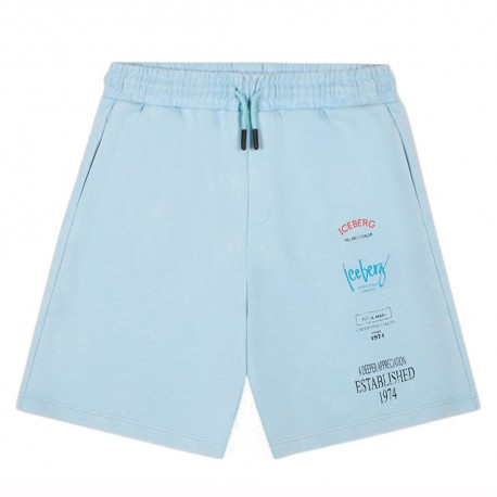 Błękitne bermudy dla chłopca Iceberg BFICE6109J V1 A