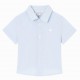 Niebieska koszula niemowlęca Armani EB001164 AF20965 F9037 A