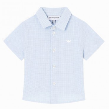 Niebieska koszula niemowlęca Armani EB001164