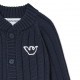 Granatowy kardigan niemowlęcy Armani EB001244 AF23416 UB096 C