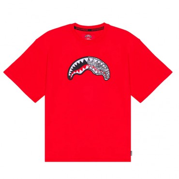 Czerwona koszulka chłopięca Sprayground SPY1413RED A