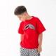 Czerwona koszulka chłopięca Sprayground SPY1413RED B