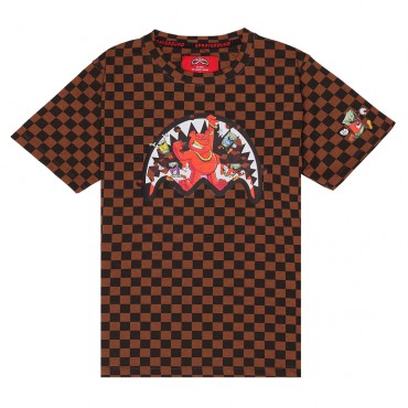 T-shirt chłopięcy szachownica Sprayground SPY1424 A