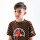 T-shirt chłopięcy szachownica Sprayground SPY1424 C