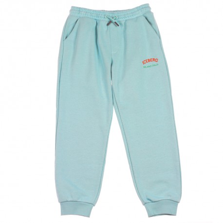 Miętowe spodnie dla chłopca Iceberg PFICE6100J MI A