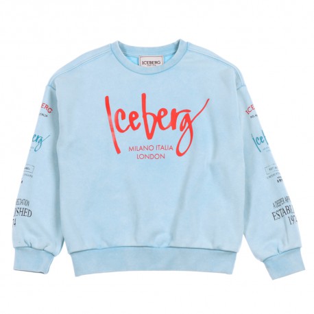 Błękitna bluza dla chłopca Iceberg MFICE6109J V1 A