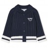 Granatowy kardigan niemowlęcy Armani EB001244