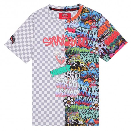 Koszulka Sprayground dla chłopca SPY1407 A WRITERS SPLIT REGULAR