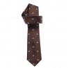 Brązowy krawat chłopięcy Brooksfield 008630 06530